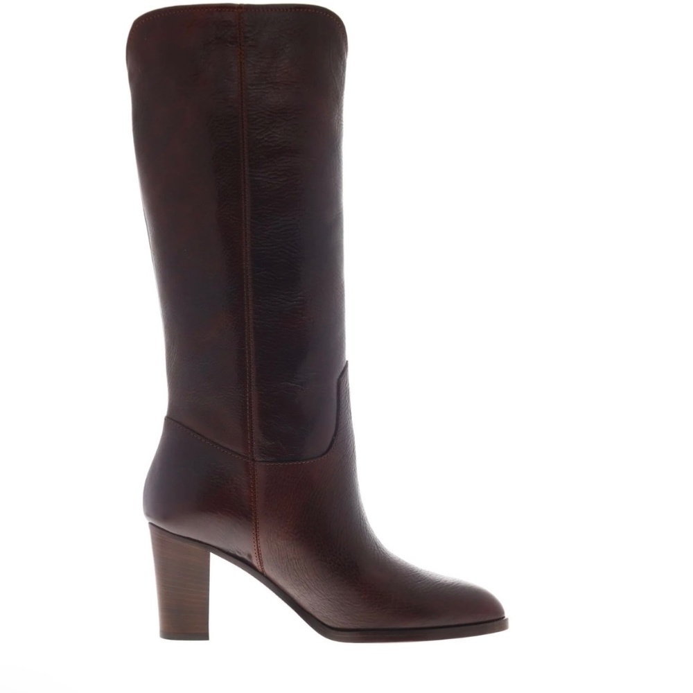 Frye June Tall 79906 Leather sip on Casual or Dress boots, size 6.5, color Brown